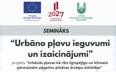 LBTU pētnieki aicina piedalīties tiešsaistes semināru par pļavām pilsētās